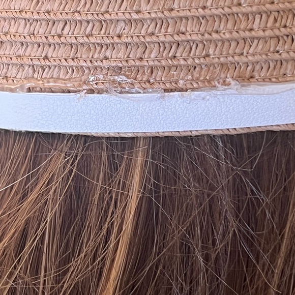 Anne Klein Tan Woven Brim Hat - Picture 4 of 6